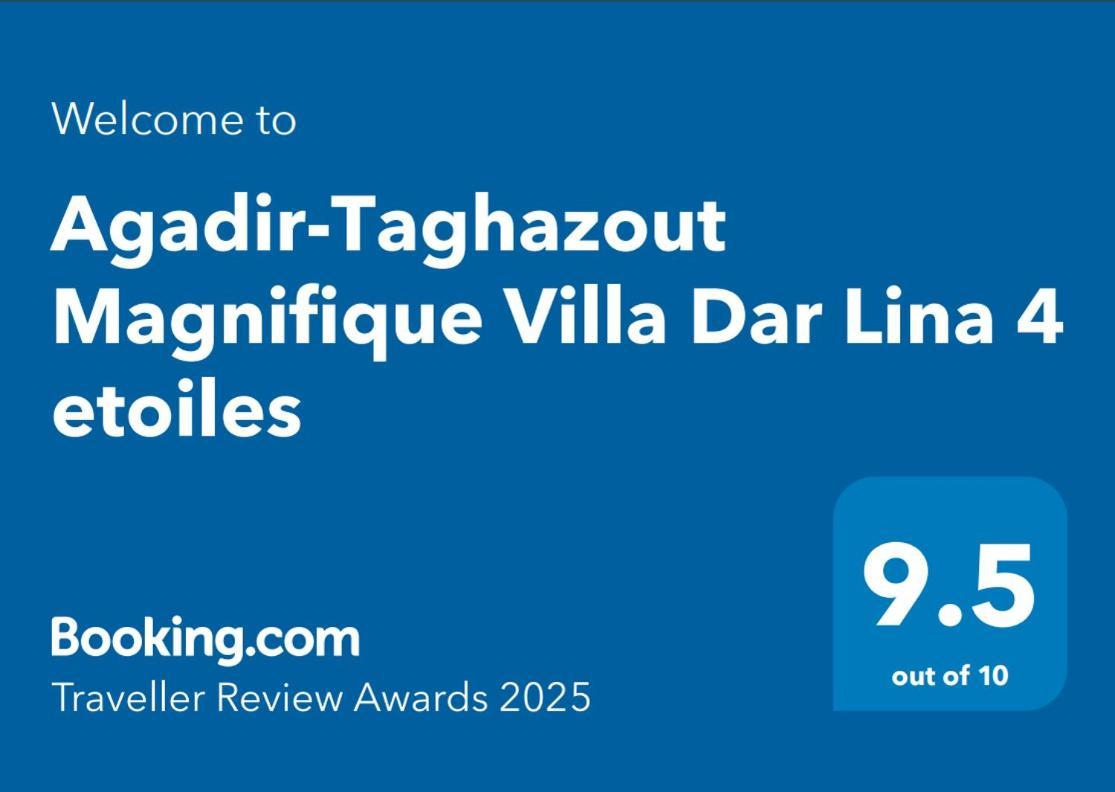 Agadir-Taghazout Magnifique Villa Dar Lina 4 Etoiles מראה חיצוני תמונה